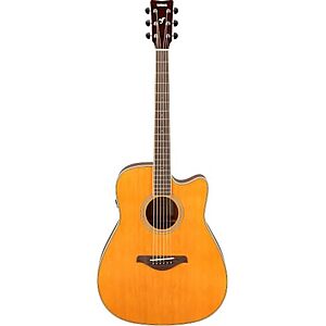 Yamaha FGC-TA Dreadnought F-Cutaway TransAcoustic Guitar