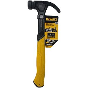 DeWALT 11.75" Smooth Face Hammer with steel handle