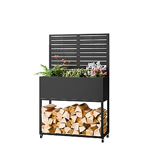$44.99 – Trygoal Metal Raised Garden Bed with Trellis & Drainage Holes(55″H x35″) on Sale for  + Free S&H at Amazon