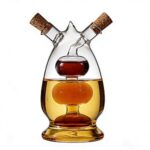 $7.99 – 11-Oz ELETON Triple-Bubble Inner Chamber 2-in-1 Borosilicate Glass Oil & Vinegar Cruet Now  + Free Shipping w/ Prime or on $35+
