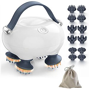 IOOKNA 4-Node Cordless Electric 3 Speed Scalp Massager