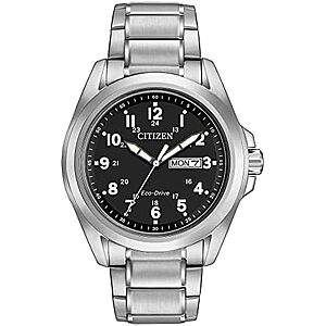 43mm Citizen Men's Eco-Drive Weekender Garrison Field Watch