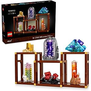 $47.95 – * | 880-Piece LEGO Ideas – Mineral Collection (21362, 2025) at Amazon