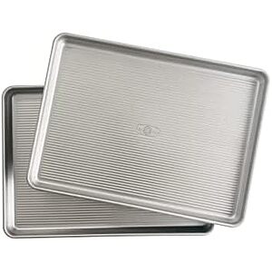 USA Pan Bakeware Half Sheet Pan, Set of 2
