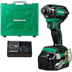 Metabo HPT 36V Cordless Triple Hammer, Impact Driver Kit 1/4-Inch, WH36DC