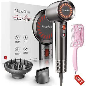 MelodySusie 1600w Hair Dryer with Diffuser