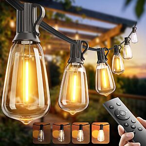100' Addlon Outdoor Waterproof Dimmable LED String Lights