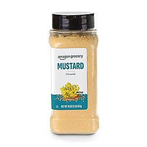 $2.68 – SnS * | 16-Oz Amazon Grocery Ground Mustard at Amazon