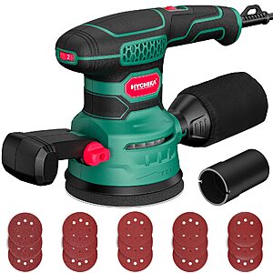 $21.89 – 3.8A Random Orbital Sander w/ 6-Speed, Dust Collector & 20-Pack Sandpaper  + Free Shipping w/ Prime or on $35+