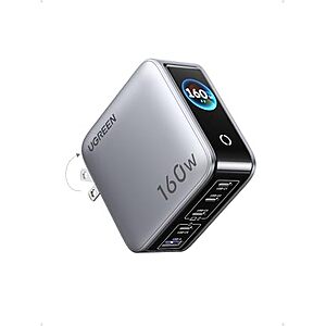 $59.99 – * | UGREEN Nexode Pro 160W Charger w/ Smart Display at Amazon