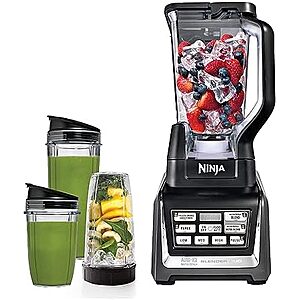 $119.99 – * | Ninja Nutri Personal & Countertop Blender, 1200W Auto-iQ, Black, BL642 at Amazon