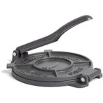 $9.31 – Resale | 8″ Alpha Living Heavy Duty Cast Iron Empanda Press Quesadilla Tortilla Maker (Used – Like New) at Amazon