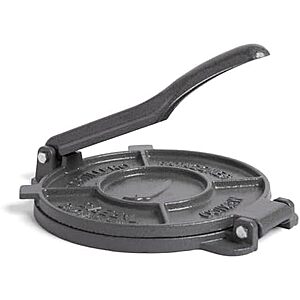 $9.31 – Resale | 8″ Alpha Living Heavy Duty Cast Iron Empanda Press Quesadilla Tortilla Maker (Used – Like New) at Amazon