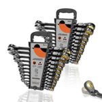 $58.73 – 24-Piece SUZUME 180° Flex-Head 72-Tooth Ratcheting Wrench Set w/ Organizer (Metric & SAE) – 40% off with Promo Code FGHZI3RW at Amazon