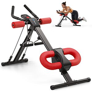 $30.00 – (prime) MERACH Single Track Adjustable Ab Trainer Machine $30 + Free S/H