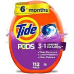 $40.73 – SnS, AC  | 4 × 112-Count Tide PODS Laundry Detergent Pacs (3-in-1 Spring Meadow) at Amazon