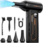 $19.79 – FRESMOL BC13 130,000RPM Cordless Electric Air Duster w/ 8-Piece Attachment Kit – + Free Shipping w/ Prime or on $35+