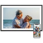 $59.98 – 15.6″ Pastigio Frameo 1080p WiFi Digital Picture Frame w/ IPS Touchscreen & 32GB Storage (Black Frame/White Mat) –  + Free Shipping