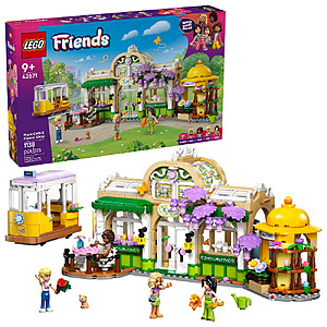 $46.79 – 1138-Piece LEGO Friends Plant Café & Flower Shop  + Free Shipping