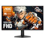 $97.99 – 23.8″ AOC 1080p 260Hz IPS Gaming Monitor  + Free Shipping