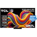 $897.99 – * | 65″ TCL QM7L Series 4K UHD HDR SQD-Mini LED Google Smart TV (2026) + 10% Back w/ Prime Visa Card at Amazon