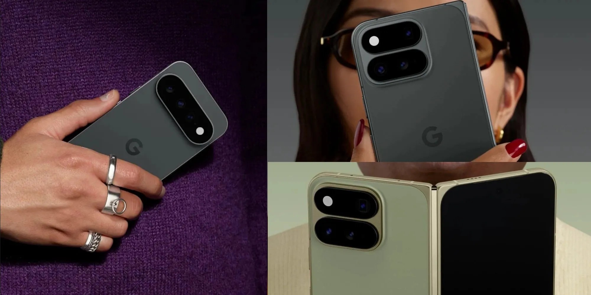 Google Pixel 11 and 11 Pro Fold devices in black