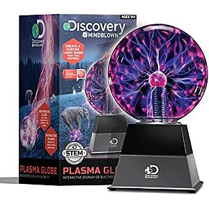 $10.49 – * | Discovery Plasma Globe Lamp at Amazon