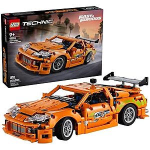 $35.99 – | 810-Piece LEGO Technic: Fast & Furious – Fast & Furious Toyota Supra MK4 (42204, 2025) at Amazon