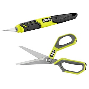 $14.97 – Ryobi #11 Quick Change Hobby Knife w/ Offset Scissors at Record Low Price on Home Depot