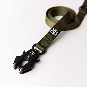 5-foot Operation Good Boy Tactical Dog Leash in green