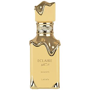 $23.49 – Lattafa Eclaire Banoffi – Gourmand, Sweet, Fruity, Musky – Eau de Parfum Spray Long-Lasting Fragrance for Women, 3.4 Ounce / 100 ml