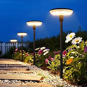 $17.80 – 8-Pack LETMY Solar LED Pathway Lights – Lowest Price Ever at Amazon with Promo Code N5MRSBZ9