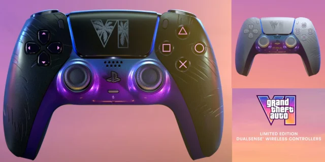 Iridescent Grand Theft Auto VI DualSense controller