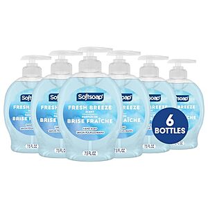 $32.41 – SnS, AC * | 6 x 6-Pack 7.5-Oz Softsoap Liquid Hand Soap (Fresh Breeze) at Amazon ($5.40 each, $90 for 12)