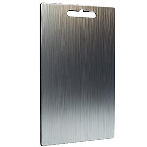 $10.49 – 14″ x 10″ Double-Sided Titanium Cutting Board  + Free Shipping w/ Prime or on $35+