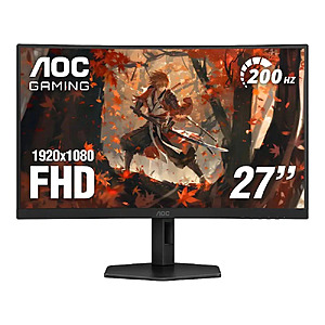 $78.39 – Refurbished: AOC C27G4HX 27″ VA Panel Curved Gaming Monitor FHD 1920×1080 200Hz  + Free Shipping