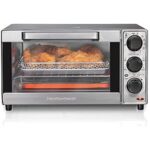 $35.97 – | Hamilton Beach 4 Slice Countertop Air Fryer Toaster Oven Combo at Amazon