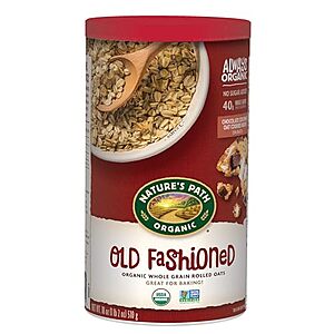 $9.49 – SnS | 6-Pack 18-Oz Nature’s Path Organic Old Fashioned Oats Instant Oatmeal at Amazon ($1.58 each)