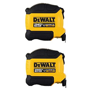 $19.88 – Dewalt 25 ft. Magnetic Tape Measure (2-Pack) – Lowest Price Ever at Home Depot
