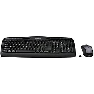 $20.00 – Resale $20* | Logitech MK335 Full Size Quiet Wireless Keyboard Mouse Combo (Used – Like New) at Amazon