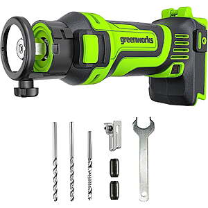 $26.99 – YMMV Greenworks 24V Cordless Speed Saw Rotary Cutter (Tool Only)