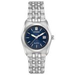$175.00 – Citizen Women’s Eco-Drive Corso Classic Watch in Stainless Steel, Blue Dial (Model: EW2290-54L) $175