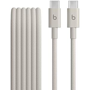 $7.60 – * | 5′ Beats USB-C to USB-C 60W Woven Fast Charging Cable at Amazon