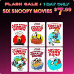 $7.99 – Fanflix: 6 Snoopy Digital Movies Now Only