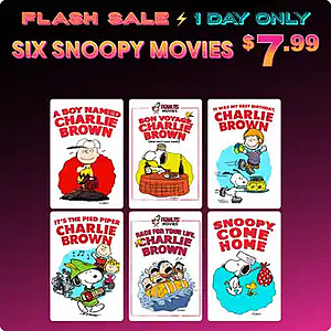 $7.99 – Fanflix: 6 Snoopy Digital Movies Now Only