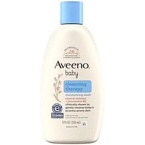 $2.55 – SnS, AC * | 8-Oz Aveeno Baby Cleansing Therapy Moisturizing Wash at Amazon