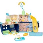 $25.00 – $25 | BLUEY Cruise Ship Playset with Slide, 15+ Accessories, 2 Figures at Amazon