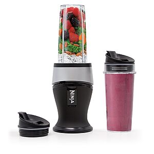 $54.98 – Ninja Fit Compact Personal Blender, 700W, (2) 16oz Cups, QB3001SS  @Amazon
