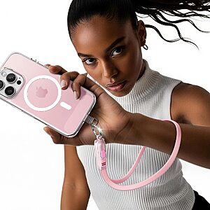 $4.59 – Lisen Crossbody or Wrist Phone Lanyard w/ 60W USB-C Cable (Pink or Purple) – Lowest Price Ever on Amazon