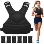 $9.99 – * | Ragebby 4-10Lb Men’s or Women’s Adjustable Weighted Vest (Black) at Amazon